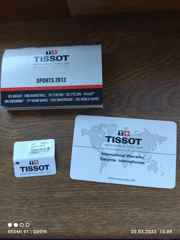 Qol saatları: İşlənmiş, Qol saatı, Tissot, rəng - Qara — 8