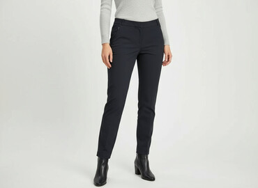 Women's Pants: Taifun, Spodnie materiałowe damskie, rozmiar L
