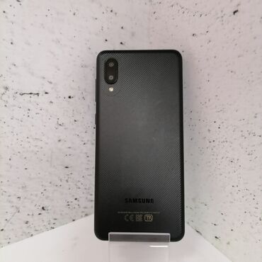 Samsung: Samsung Galaxy A02, Б/у, 64 ГБ, цвет - Черный, 2 SIM