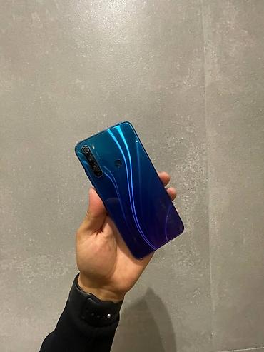 Redmi, Redmi Note 8, Б/у, 64 ГБ, цвет - Синий, 2 SIM