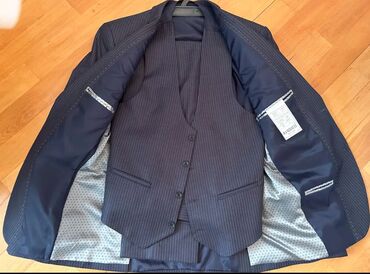 Kostyumlar: MİNİ ZOLAQLI-40m Ölçüsü-48 Drop-6 Ramzotti firması Tünd göy rəngdə — 8