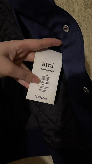 klassik geyim: Ami Paris (Alexandre Mattiussi) varsity üslublu gödəkçə - Rəng: tünd — 3