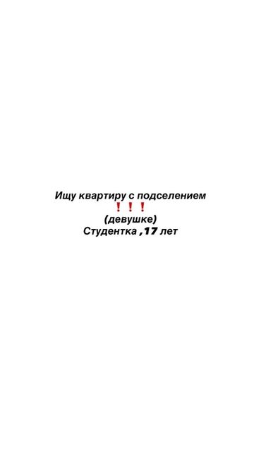 студия долгосрочная аренда: 2 бөлмө, Чогуу жашоо менен