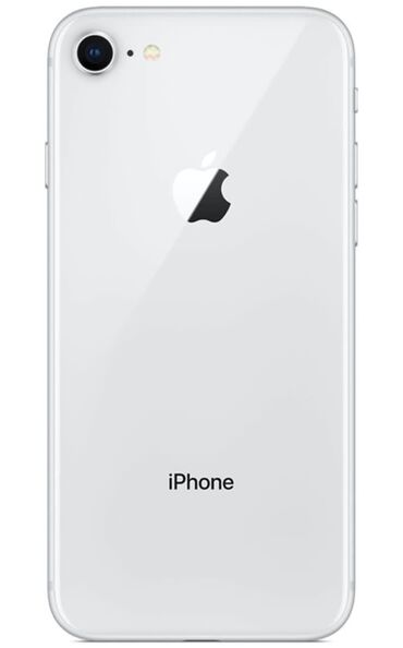 Apple iPhone: IPhone 8, Б/у, 64 ГБ, Белый, Чехол, 60 %