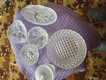 антиквариат посуда: Продам посуду/стаканы/салатницы/вазы хрусталь времен СССР