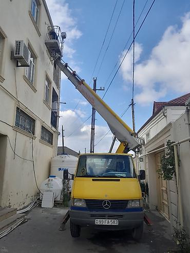 heyvan dosəyi: Avtokran səbəti (aerial platform) ilə yüksəkdə işlər xidməti - — 1