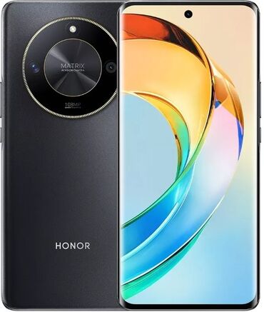 коробка телефона: Honor X9b, Новый, 256 ГБ, цвет - Черный, 2 SIM