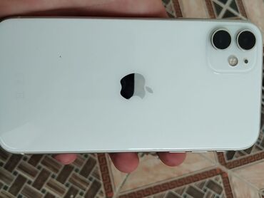 işlənmiş iphone x: IPhone 11, 128 ГБ, Белый, Отпечаток пальца, Face ID