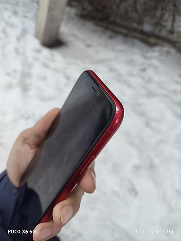 Apple iPhone: IPhone Xr, Б/у, 64 ГБ, Красный, Чехол, 85 % — 7