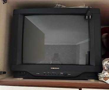 Televizorlar: Samsung CRT televizor - Model: Samsung CS-538Z (ön paneldə qeyd — 1