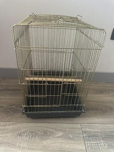 qefəs: Quş qəfəsi 5 ay önce alunmış sıfırdan farksız - Material: metal — 1