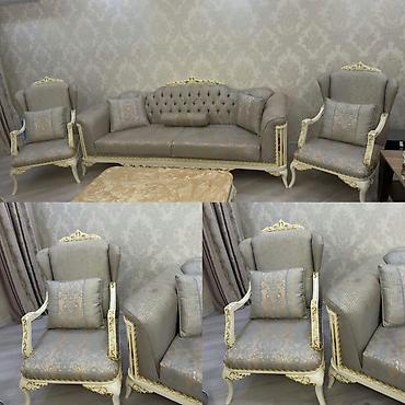 İşlənmiş, Divan, 2 kreslo, Bazalı
