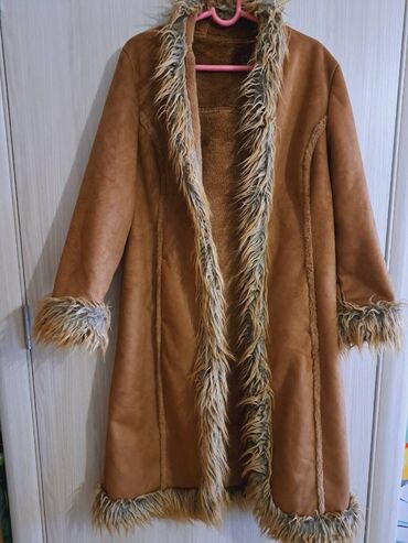 zimska jakna ramena: XL (EU 42), Veštačko krzno, bоја - Braon