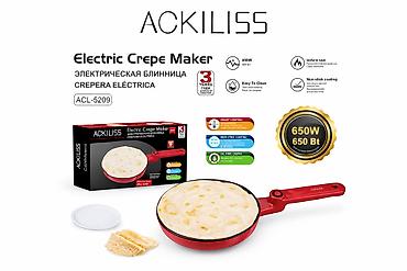 Mətbəx texnikası: №: 2014 Məhsulun adı: Blin cihazı Ackiliss ACL.5209 Red Brend — 2