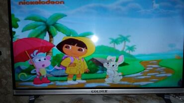 талас бу телефон: Продаю телевизор . GOLDER Диагональ 80 см . С тонкими рамками LED -