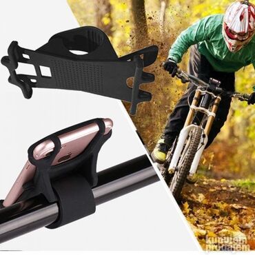 Dodaci za bicikl: NOVO Silikonski Držač, nosač za mobilni za bicikl. Stabilan nosač za na lalafo.rs — 1 Dodaci za bicikl: NOVO Silikonski Držač, nosač za mobilni za bicikl. Stabilan nosač za — 1