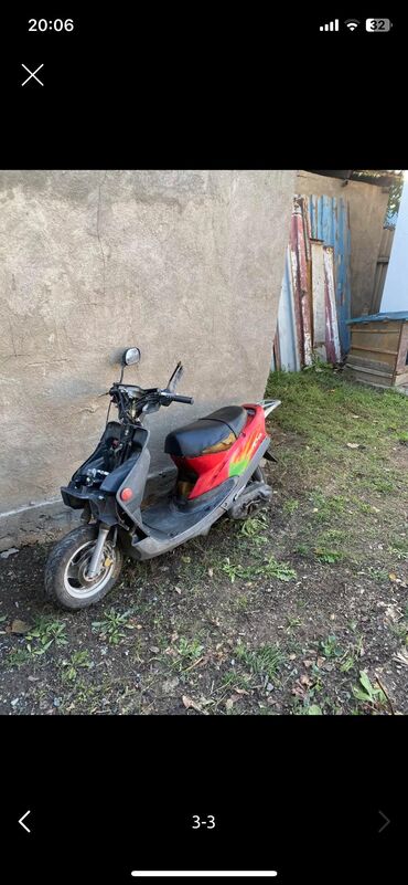 Скутеры: Скутер Yamaha, 50 куб. см, Бензин