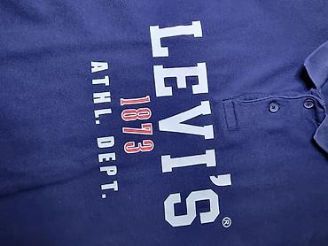 levi s usa: Мужская футболка, L, LeviS, Б/у, цвет - Синий, Самовывоз — 6