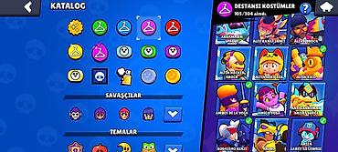 dj setup: Brawl Stars oyun hesabı – yüksək səviyyəli kolleksiya - Kupa yolu: 71 — 6