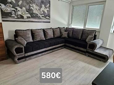 Ugaone garniture: Ugaona garnitura 300×220 cm - Prostrana L‑forma sa dubokim sedištima — 24