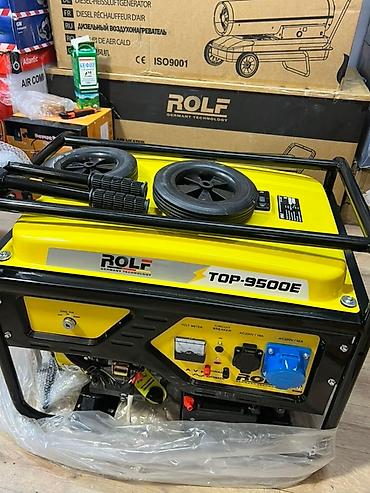 Генераторлор: Бензиновая электростанция ROLF TOP-9500E Характеристики по шильдику — 1