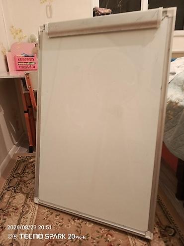 Uşaq dünyası: Flipchart daska satilir ayaqlari ustunde olur uzunu 85 eni 55 az — 7