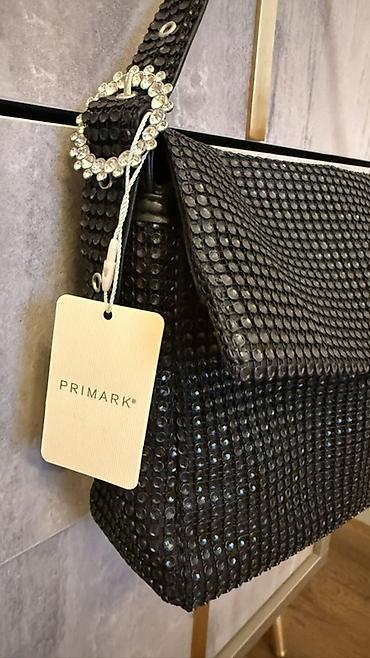Çantalar: Primark qara çiyin çantası - Model: axşam/parti üslubunda, dikdörtqan — 1