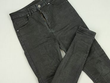 orsay spodnie woskowane czarne: Asos, Jeans for women, size XL (EU 42)