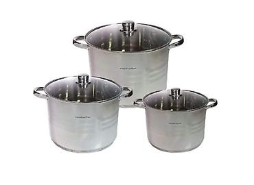 kanta za drva: Lonci u setu Excellent Line EL-HP3 - 5900 din Set od tri lonca: 10,6L — 1