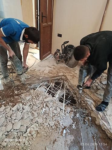 bakida usta isleri: Beton kəsmə xidməti - Divar, döşəmə və tavanlarda dəqiq və səliqəli — 9