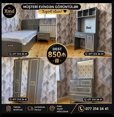 usaq ucun metbex mebeli: Uşaq/yeniyetmə otağı üçün tam mebel dəsti Tərkib: - Tək nəfərlik — 1