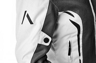 američka pita 7: Ženska moto jakna ADRENALINE – mrežasta, prozračna, siva/bela - — 3