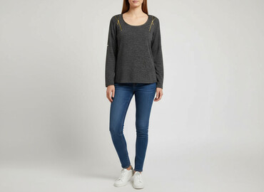kapcie z piętą: Women's blouse, size S
