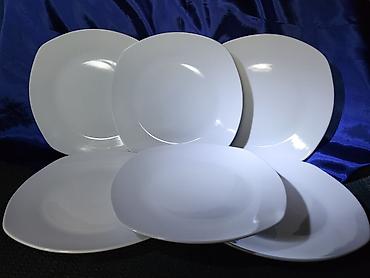 pivski set cena: Tanjiri novi,vintaz Van Well porcelan Nemacka. Desertni tanjiri — 1