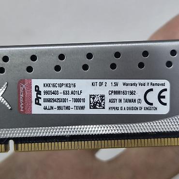 hayper x: Оперативная память (RAM) для ПК, Новый, HyperX, 8 ГБ, DDR3, 1600 МГц — 3