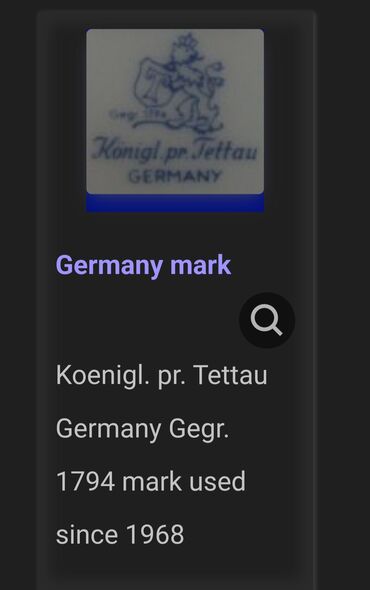 Ostali antikviteti: Servis za 6 osoba 1968g.Bavaria Koniglich Tettau. Servis za na lalafo.rs — 19 Ostali antikviteti: Servis za 6 osoba 1968g.Bavaria Koniglich Tettau. Servis za — 19
