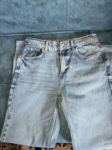 джинсы по низкой цене: Джинсы, Zara, Высокая талия, S (EU 36)