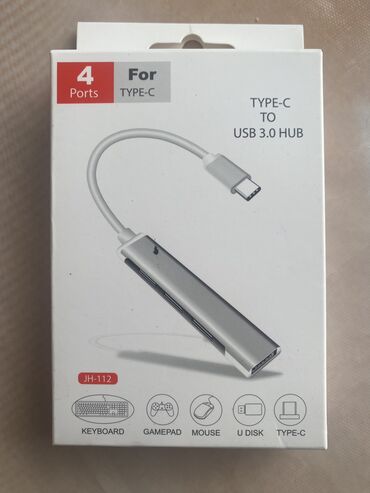 sto za laptop: Macbook üçün 4 usb girişli typ-c 3.00 usb Təzədir, aldım sadəcə lazım