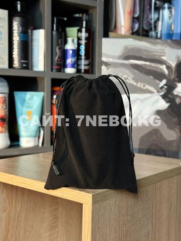 Товары для взрослых: Мешочек из чёрного бархата с завязками, 15×20 см - универсальная