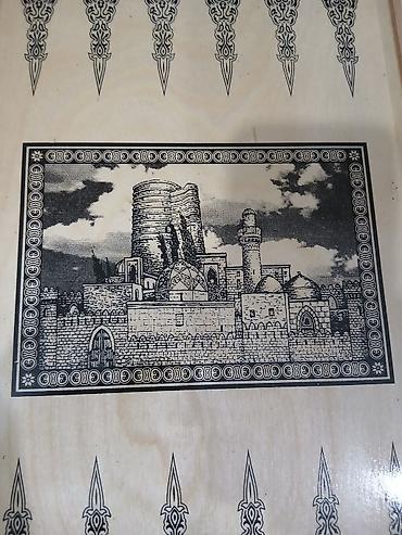 Nərdlər: Ağacdan hazırlanmış nərd dəsti - Material: təbii ağac, laklı səth - — 8