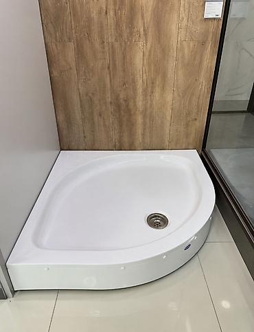 palet nədir: Fiber Akrilik Duş altı almaniya - Forma: kvart dairə (yarımdairə) – — 1