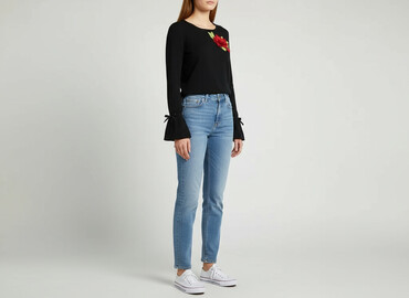 bluzy damskie z fajnymi napisami: Blind Date, Women's blouse, size M