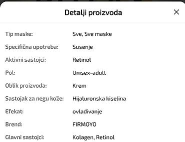 l kauc: Botoks krema.Porucuje se i ceka se 10-tak dana. Obavezna uplata pa — 6