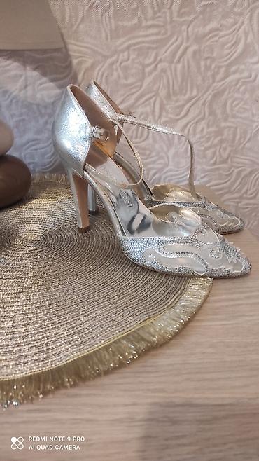nigah: Tuflilər, Asos, Ölçü: 34.5, rəng - Gümüşü, İşlənmiş — 3