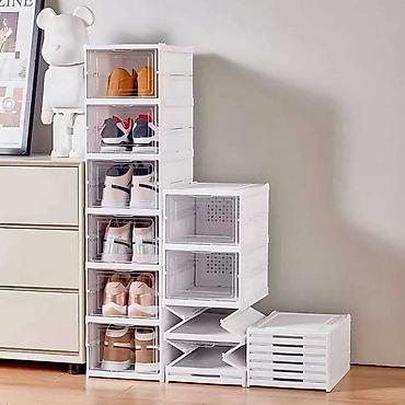 plasticne kante: Sklopiva - podesiva polica za cipele igračke na 6 nivoa 🛍️5100 din — 1