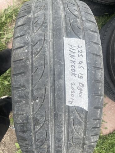 Шины: Шины 225 / 45 / R 19, Лето, Б/у, 1 шт, Легковые, Япония, Hankook