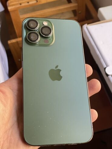 айфон 13 про макс не оригинал: IPhone 13 Pro Max, Колдонулган, 128 ГБ, Alpine Green, Заряддоочу түзүлүш, Коргоочу айнек, Каптама, 83 %