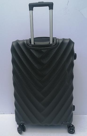 Putni koferi i torbe: H I T-SNIZENJE veliki kofer ABS mod.8006 crni N O V O EXTRA SNIZENJEE — 9