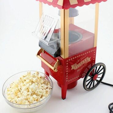 süd aparat: Popcorn aparati Nostalji görünüşlü. Bu əlverişli masa üstü elektrik