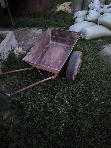 строительная тачка: Одноколесная садово-строительная тачка из металла. - Прочная сварная — 1